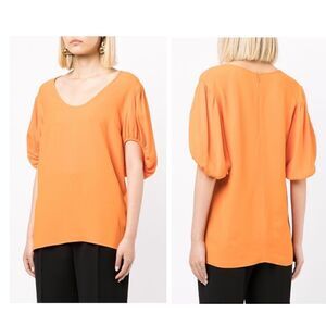 STELLA MCCARTNEY Puff Sleeve Blouse Top short sleeve